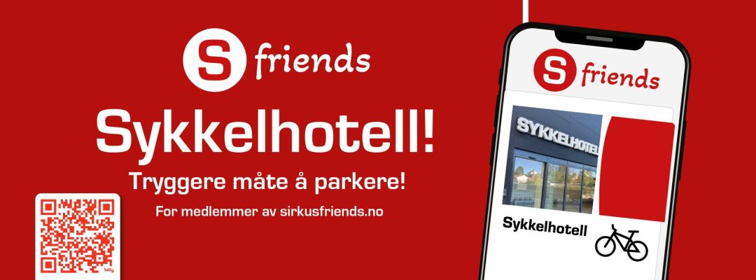 Sykkelhotell på Sirkus Shopping