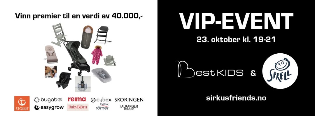 VIP event – inspirerende kveld for småbarnsforeldre!